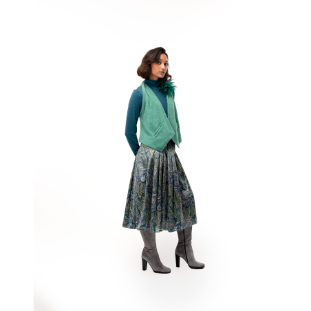 Gilet Nadia vert