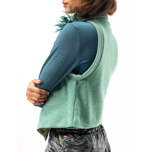 Gilet Nadia vert