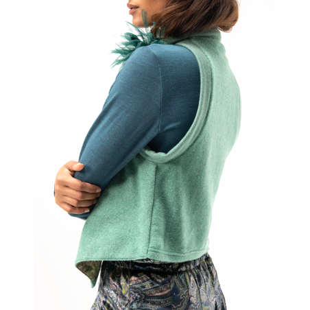 Gilet Nadia vert