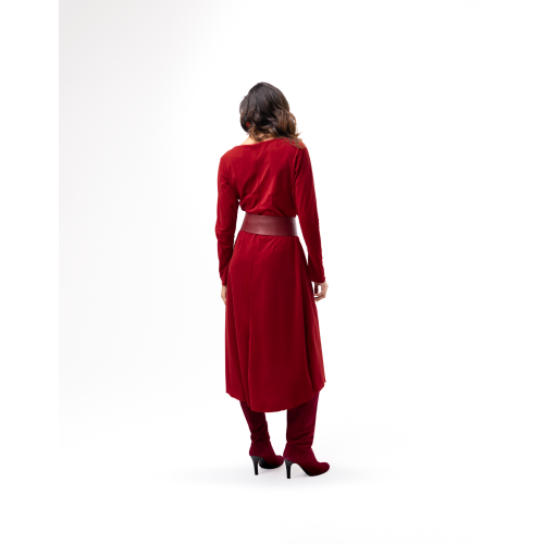 Diane Red Flowing Maxi Dress