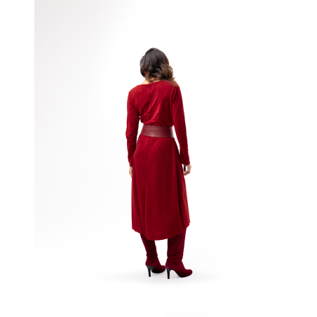 Diane Red Flowing Maxi Dress
