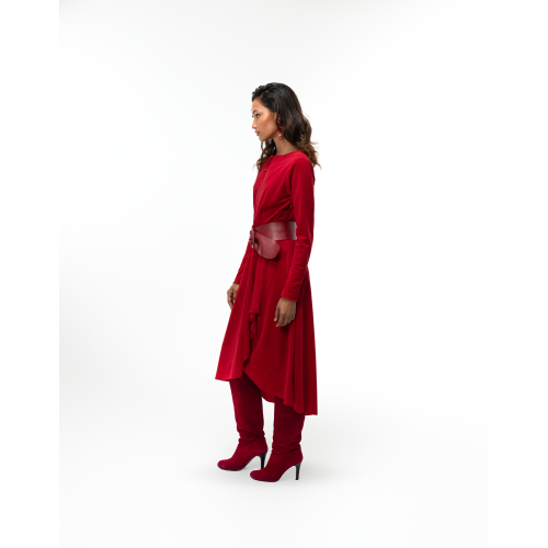 Diane Red Flowing Maxi Dress