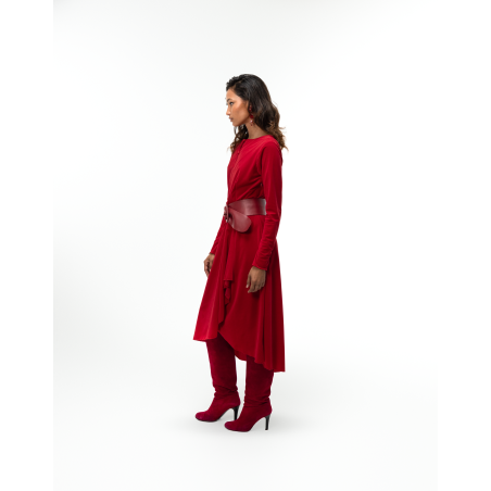 Diane Red Flowing Maxi Dress