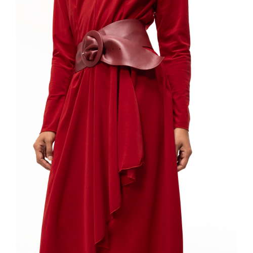 Diane Red Flowing Maxi Dress