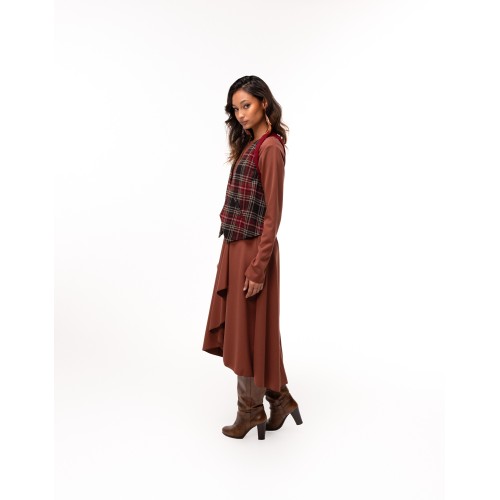 Gilet Nadia tartan