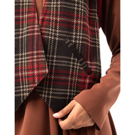 Gilet Nadia tartan