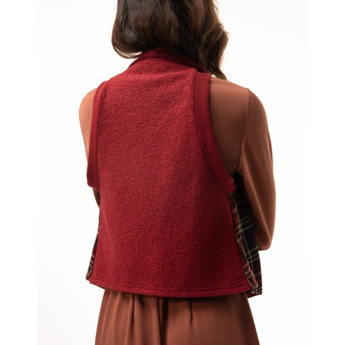 Gilet Nadia tartan