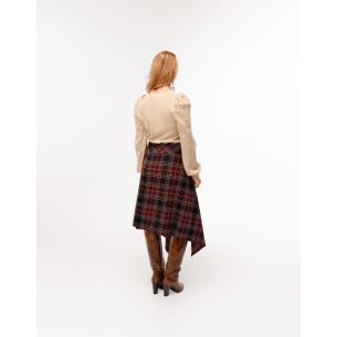Luisa Wool Tartan Skirt 2