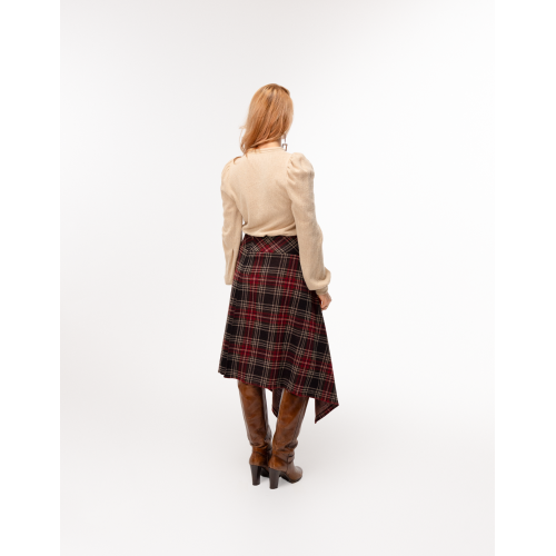 Jupe Luisa en tartan de laine