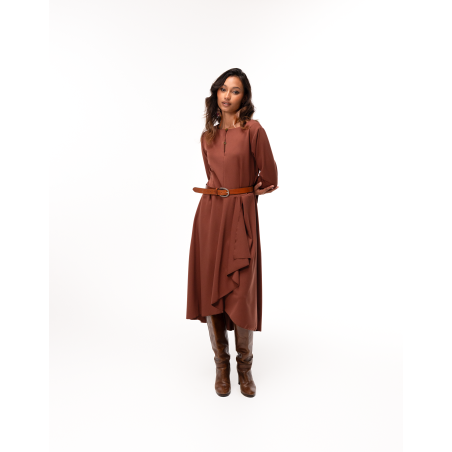 Robe Diane marron