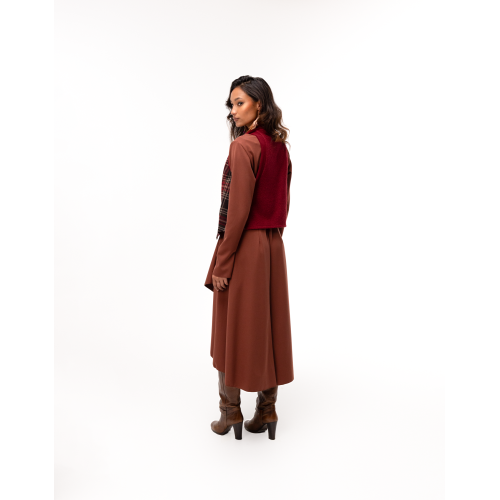 Robe Diane marron
