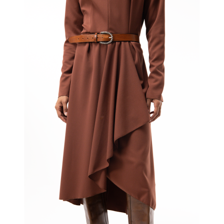 Robe Diane marron