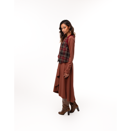 Robe Diane marron