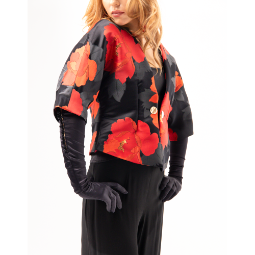Florence Kimono Jacket in Red and...