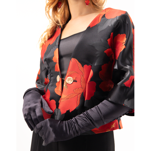 Florence Kimono Jacket in Red and...